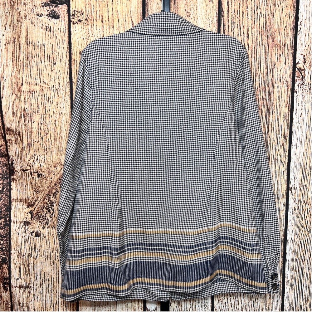 Pendleton Women's Size Large Houndstooth Plaid 10… - image 2